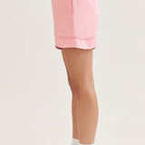 TAKE A HOLIDAY SCALLOP HEM SHORTS - PINK OR BLACK
