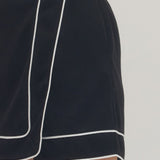 STREET STYLE BLACK CONTRAST SKORT