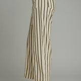 STRIPE A POSE OLIVE STRIPE PANTS