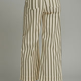 STRIPE A POSE OLIVE STRIPE PANTS