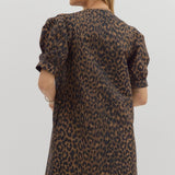 ON THE WILDER SIDE LEOPARD MINI DRESS