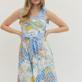 AMALFI COAST PRINT MAXI DRESS