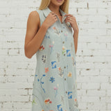 JUST LIKE SPRING STRIPED MINI DRESS