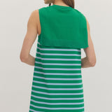 ALL TIED UP CARDIGAN STRIPED DRESS