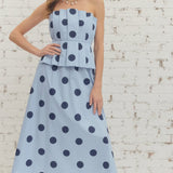 ALWAYS YOUR GIRL POLKA MAXI DRESS