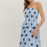 ALWAYS YOUR GIRL POLKA MAXI DRESS