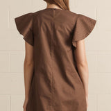 SLOWLY FALLING FOR YOUR CHOCOLATE DRESS