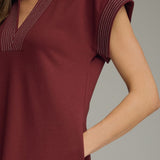 CASUAL CHARM MERLOT MAXI DRESS