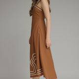 DREAMY MOMENT SLEEVELESS MIDI DRESS