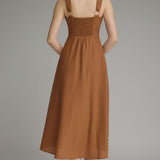 DREAMY MOMENT SLEEVELESS MIDI DRESS
