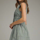PICNIC FOR TWO GINGHAM MINI DRESS