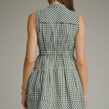 PICNIC FOR TWO GINGHAM MINI DRESS