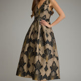 POLISHED PERFECTION JACQUARD MINI DRESS