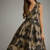 POLISHED PERFECTION JACQUARD MINI DRESS