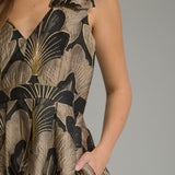 POLISHED PERFECTION JACQUARD MINI DRESS