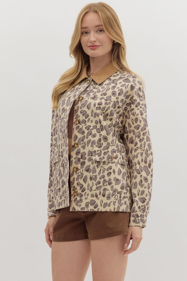 CABIN CUTIE LEOPARD JACKET