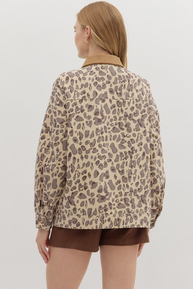 CABIN CUTIE LEOPARD JACKET