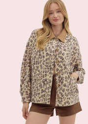 CABIN CUTIE LEOPARD JACKET