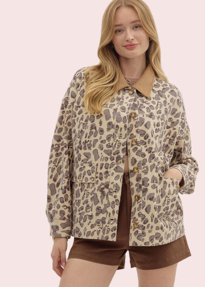 CABIN CUTIE LEOPARD JACKET