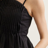 SWEET TALK BLACK PEPLUM TOP