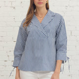 PURE PEACE STRIPE COTTON TOP