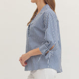 PURE PEACE STRIPE COTTON TOP