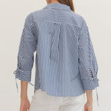 PURE PEACE STRIPE COTTON TOP