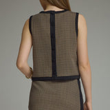 CHIC CHECKMATE MINI SKIRT WITH POCKETS