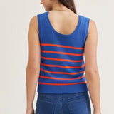 DOCKSIDE DREAMS STRIPE SWEATER TANK