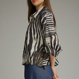 READY FOR DATE NIGHT ZEBRA PRINT TOP