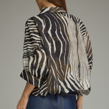 READY FOR DATE NIGHT ZEBRA PRINT TOP