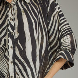 READY FOR DATE NIGHT ZEBRA PRINT TOP