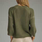 MEET YOUR DESTINY OLIVE SWEATER