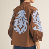 SIGNATURE STYLE BAROQUE DETAIL TOP