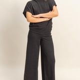 SET FOR COCKTAILS MOCK NECK PANT SET