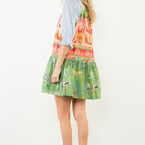ONLINE EXCLUSIVE:  ISLAND SPIRIT MULTI PATTERN DRESS