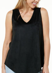 MICHELLE FAUX SUEDE TANK TOP - ASSORTED COLORS