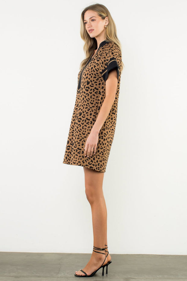WILD AT HEART CHEETAH PRINT DRESS