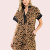 WILD AT HEART CHEETAH PRINT DRESS