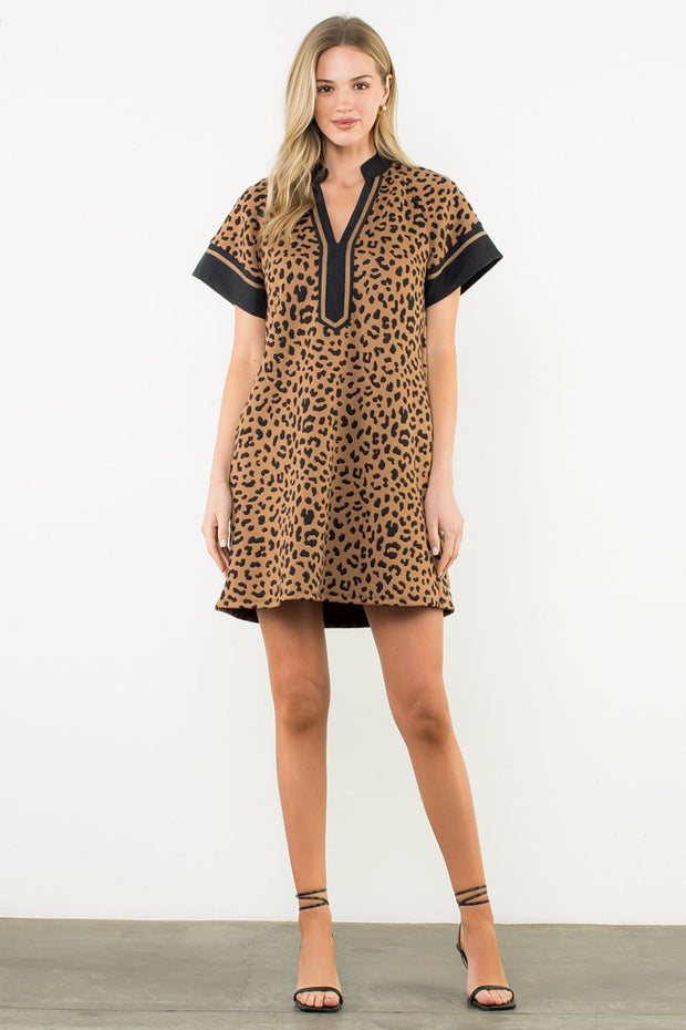 WILD AT HEART CHEETAH PRINT DRESS