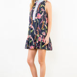SWEET TALK NAVY FLORAL MINI DRESS
