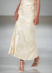 RADIANT MOMENT NUDE GOLD FOIL SKIRT