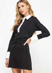 REMEMBER THAT TIME PONTE SHIRT DRESS