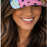 ONLINE EXCLUSIVE:  ROUND TOP COLORFUL HATS - FOUR DESIGNS TO CHOOSE FROM