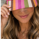 ONLINE EXCLUSIVE:  ROUND TOP COLORFUL HATS - FOUR DESIGNS TO CHOOSE FROM