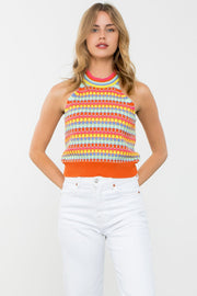 BEST IN TOWN SLEEVELESS SWEATER