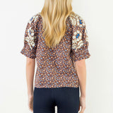 FLORAL FASCINATION COTTON BLOUSE